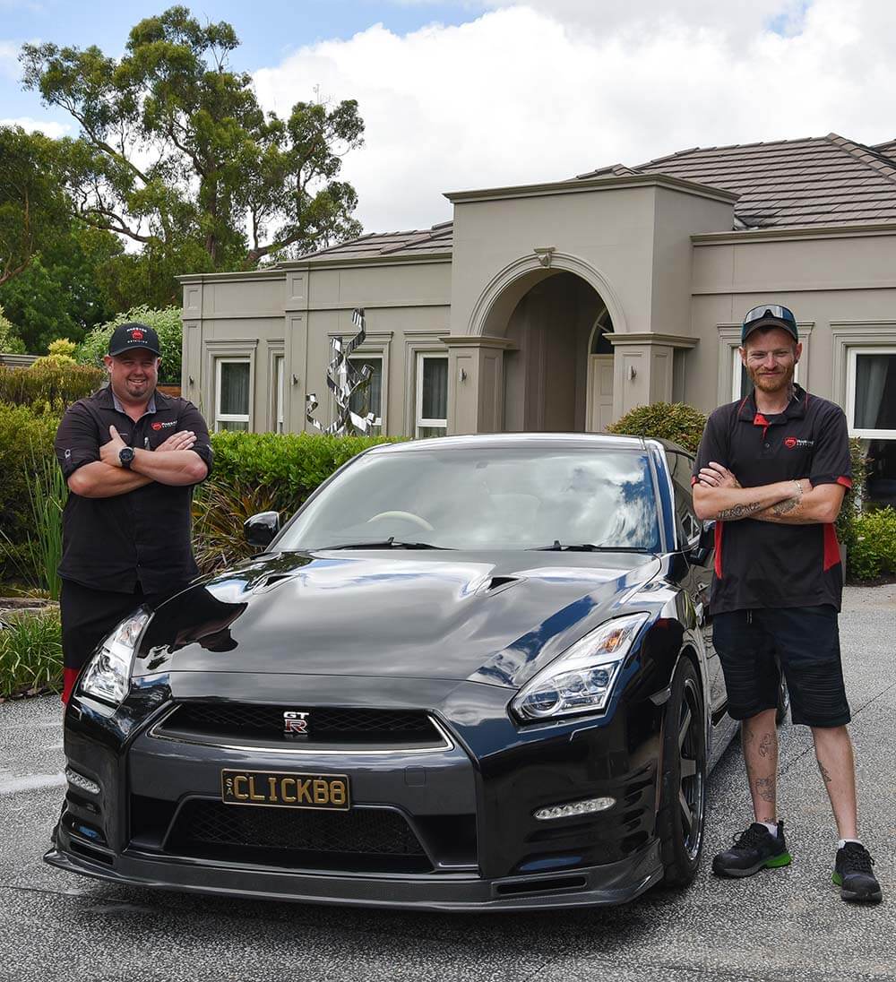 Rnegade crew with Nissan GTR