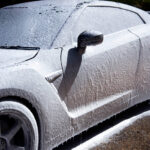 18Foam6 car covered in soap foam