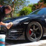 30washing5 car washing nissan gtr