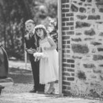 Ring bearers waiting on the side