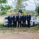 Groom with groomsmen
