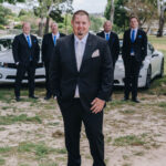Groom with groomsmen