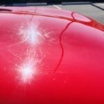 red car scratches