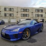 Blue Lexus LFA