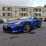 Blue Lexus LFA