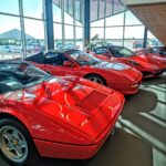 red Ferrari cars
