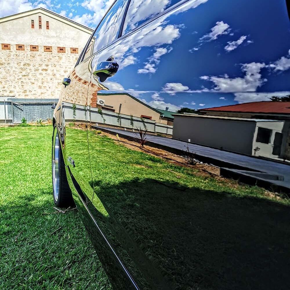 Reflection on car